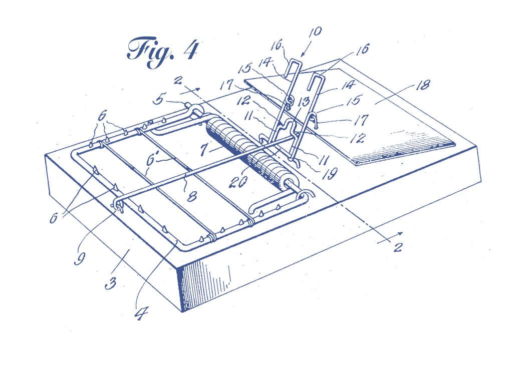 background images of scientific objections associated with patents